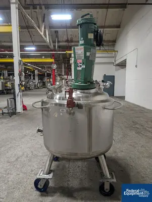 USED Precision 200 Liter Precision Stainless Reactor, 316L S/S, 45/100#