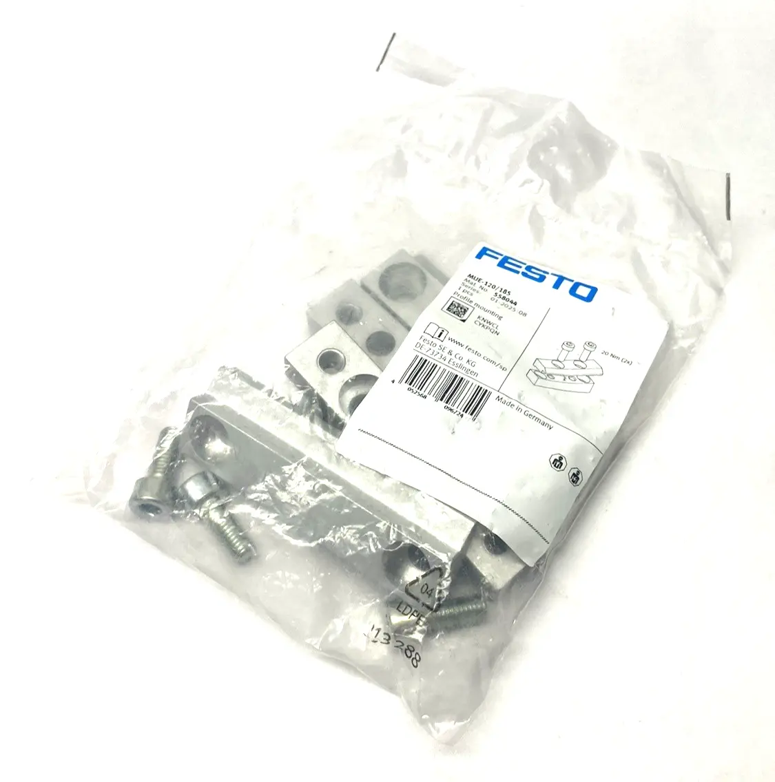 New | in-Stock Festo Profile Mounting 558044 Parts (Hydraulics and Pneumatics) Michigan US | Maverick Industrial Sales #1391468