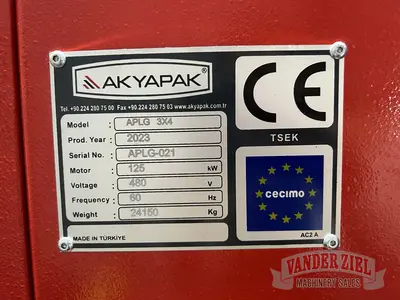 New | in-Stock AKYAPAK APL-G 30/60 Gantry Type Drills Michigan US | Vander Ziel Machinery Sales #480037