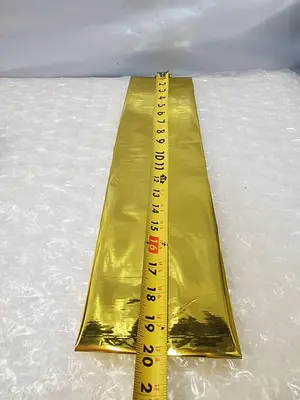ARTUS PLASTIC SHEET GOLD 5X20X.00075