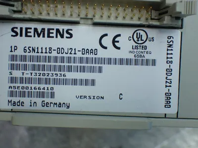 Used SIEMENS 6SN11180DJ210AA0 Electrical Controls | HGR 24 #747552