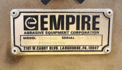 Used EMPIRE PF-3648 Blast Cleaning Wisconsin US | Lemke Machinery Sales #1354128