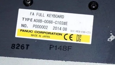 FANUC A08B-0088-C103 # E FULL KEYBOARD P000002, A08B0088C103