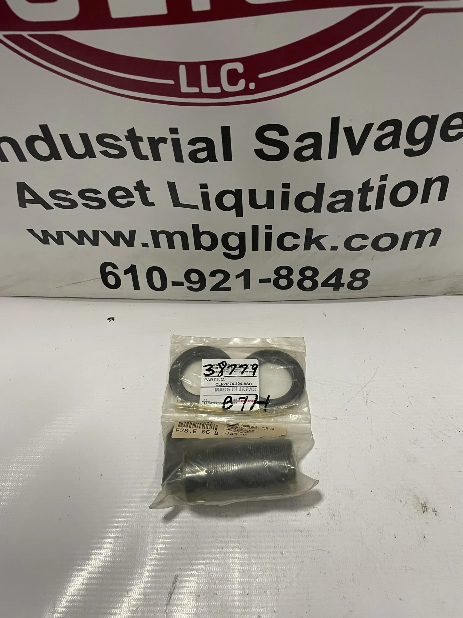 Carr Lane LCLR-1874-404-ASC Black Threaded Air Powered Swing Clamp -NIB