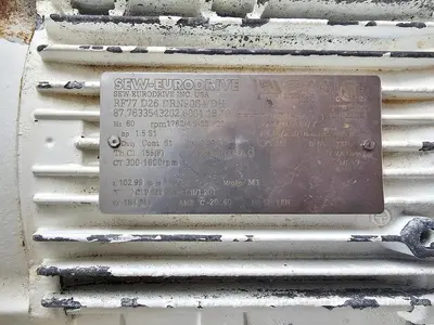 Used Screw Conveyor, 14'' Diameter X 112'' Long