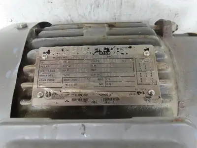 Radicon Reducer 5:1 Toshiba Gearmotor 2Hp 230/460V 3PH 346 RPM Dual Shaft 145TC