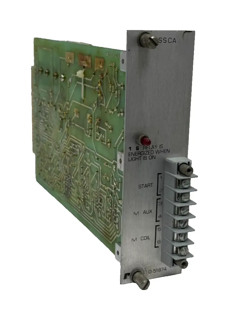 USED RELIANCE ELECTRIC 0-51874 SSCA CONTROL CARD 51874-1