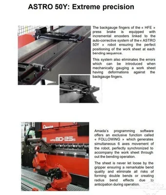 USED 2007 AMADA HFE 100-3L + ASTRO 50Y