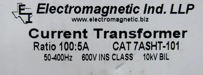 NEW ELECTROMAGETIC 7ASHT-101 CURRNET TRANSFORMER 7ASHT101 RATIO 100:5A