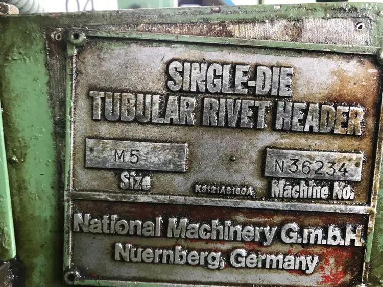 Used 1978 NATIONAL _UNKNOWN_ Cold Headers Connecticut US | HARITON MACHINERY COMPANY #468018
