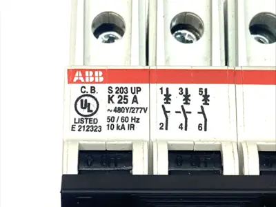 Used ABB Circuit Breaker 3-Pole 480Y/277VAC 50/60HZ 10kA Circuit Breakers Michigan US | Maverick Industrial Sales #1398843