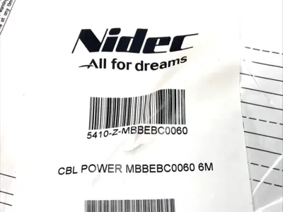 New | in-Stock Nidec Motor Power Cable 6m Misc Electrical & Power Parts Michigan US | Maverick Industrial Sales #1402355