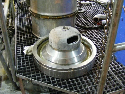 Westfalia TA 140-02-576 separator, 316SS.