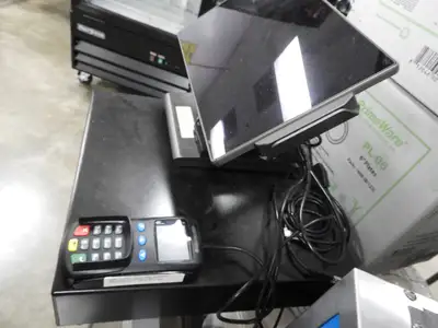 Used Falcon Restaurant Supply Used Complete POS Retail System Cash Register Card Reader Monitor Cash Drawer Retail Store Fixtures Illinois US | Falcon Restaurant Supply #1376552