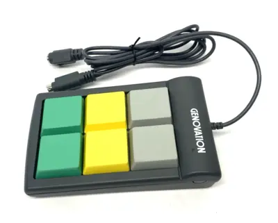 Used Genovation Version 5.21 Programmable Keypad 6-Key Gray, Yellow, Green Keyboards Michigan US | Maverick Industrial Sales #1392463