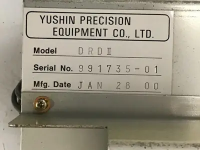 USED YUSHIN PRECISION EQUIPMENT DRDII