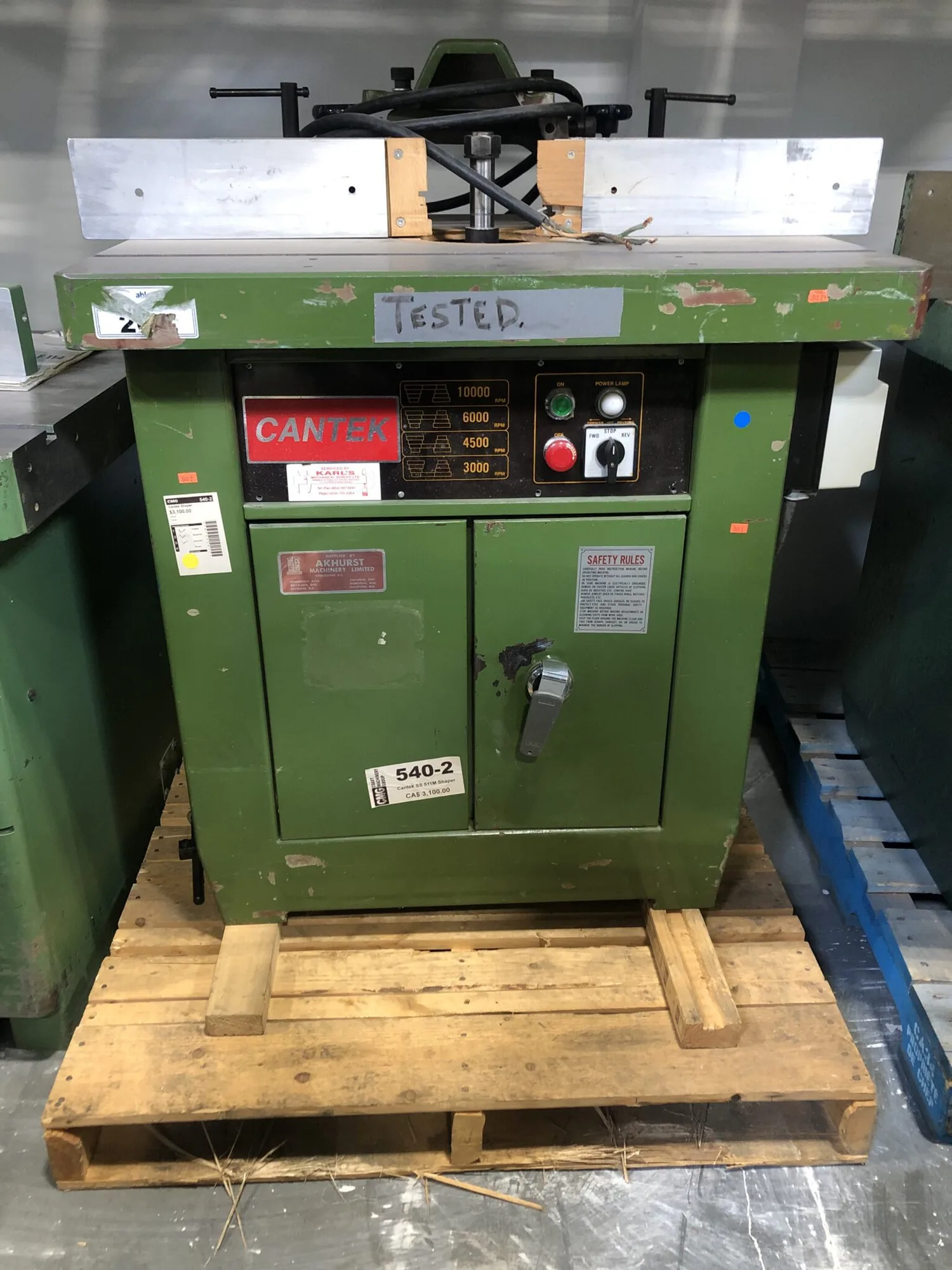 Cantek SS 511M Shaper