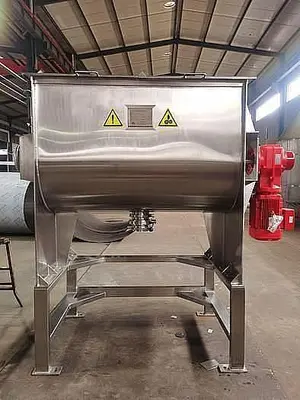 New 35 Cubic Foot Stainless Steel Ribbon Mixer, 10 HP #4679842