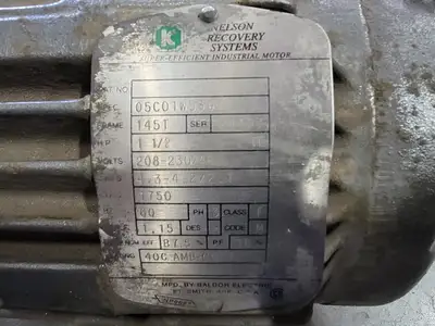 1.5 hp, 230/460 volts, 1750 rpm, 145T Electric Motor
