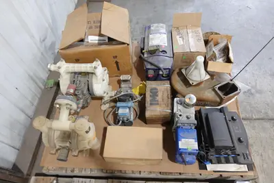 2 PALLETS OF ASSORTED PUMPS AND PUMP PARTS
