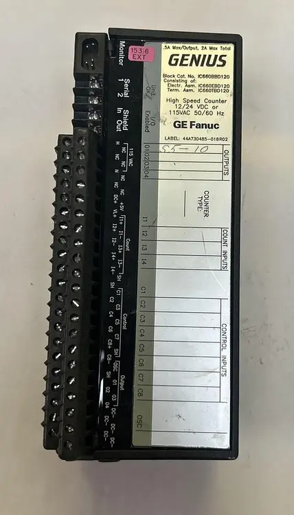 Used GE FANUC IC660BBD120 Counters/Timers Ohio US | Surplus Asset Holdings #1237579