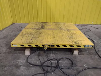 4,000 LBS X 72" X 72" LIFT PRODUCTS MODEL #LPT4W-040-36 HYDRAULIC SCISSOR LIFT TABLE: YOBRO #24987