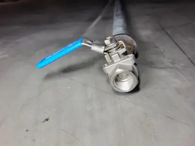 Plug Grout with 1/2" 2000WOG Stainless Steel Ball Valve
