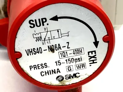 VHS40-N06A-Z | SMC  Manual Single Action Relief Valve 3/4" NPT -  Used