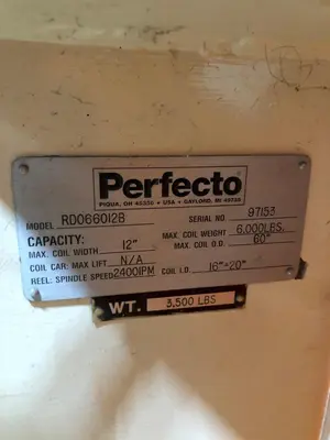 6000 LB x 12" SERVO FEEDLINE