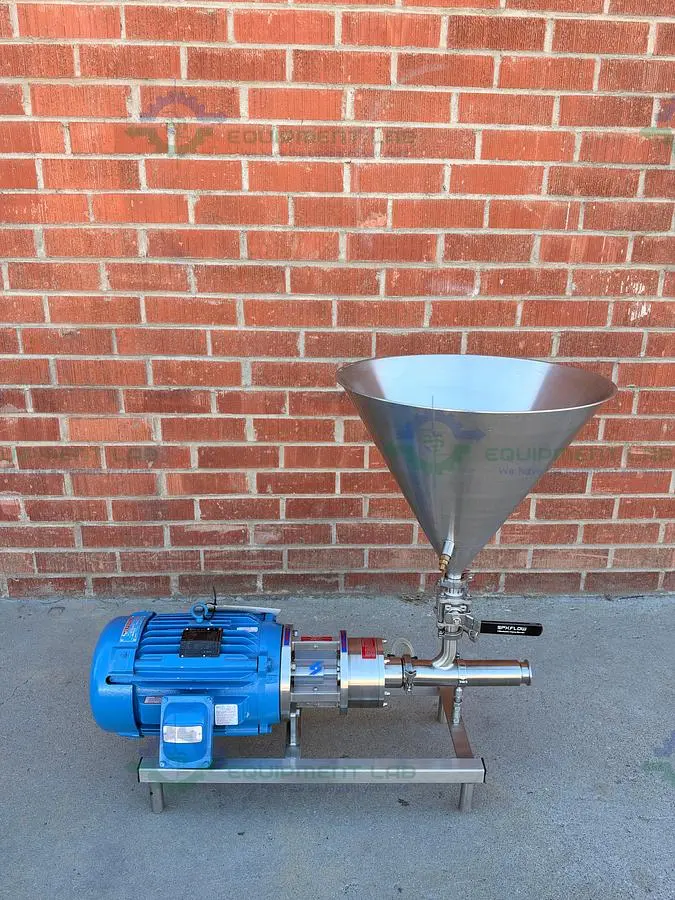 Used SILVERSON FMX25 HIGH SHEAR POWDER TO LIQUID MIXER 7.5 HP MOTOR W/ POWDER HOPPER High Shear Mixers California US | Equipment Lab #1693691
