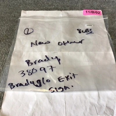 New | in-Stock Brady 38097 Miscellaneous MRO California US | Davliegogo LLC #1710719