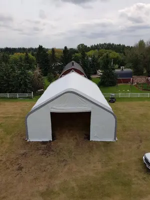NEW 30X60X20 DOUBLE TRUSS STORAGE BUILDING