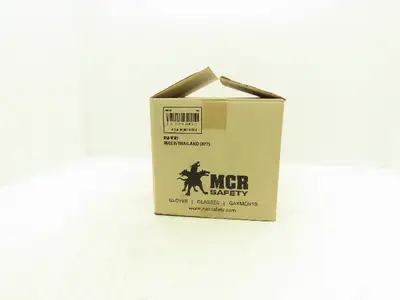 MCR Nitrishield Stealth Medium Black Nitrile Gloves 4 Mil 100ct Lot of 10