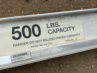 Gorbel 500 lb Capacity Aluminum Beam, 12’ long, 10” tall