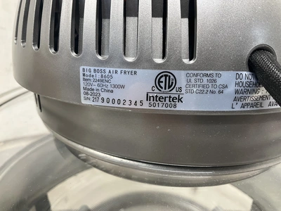 Used INTERTEK 8605 Restaurant Small Appliances Michigan US | Miedema Asset Management Group #1342185