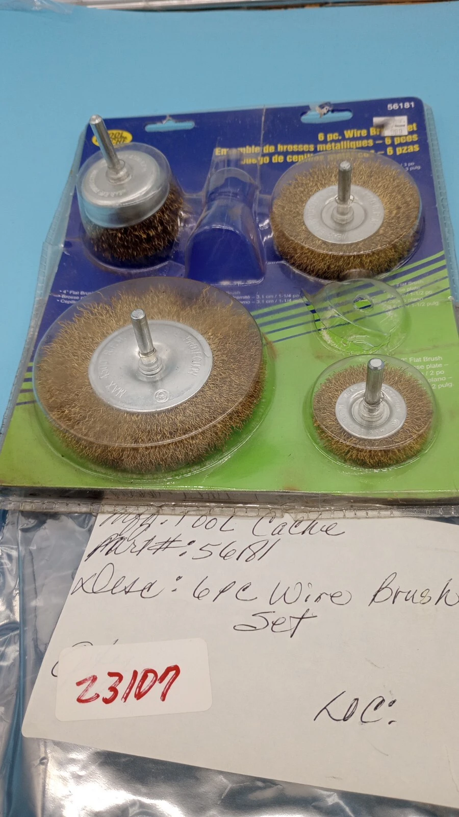 USED Dynaline 56181 Wire Brush Set