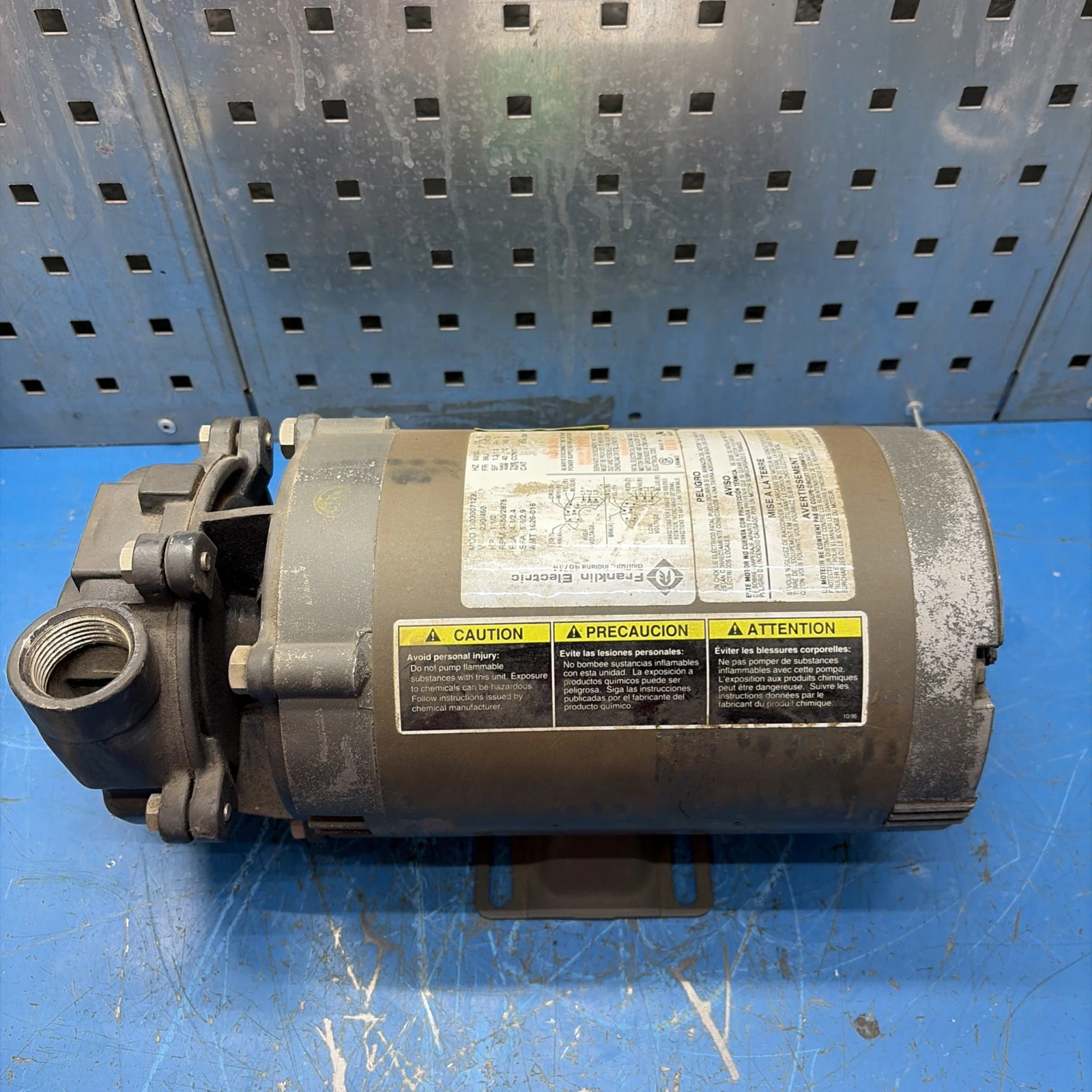 Used Franklin Electric 1303007123 Motors (misc) Indiana US | J&J Industrial Supply #1362121