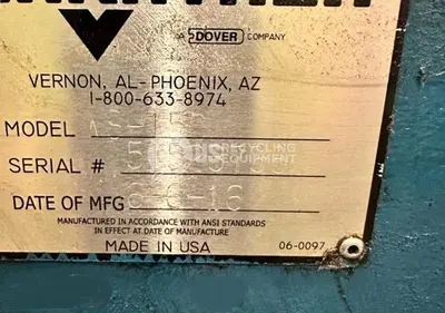 USED 2016 MARATHON WS-150-60 AUTO TIE HORIZONTAL BALER