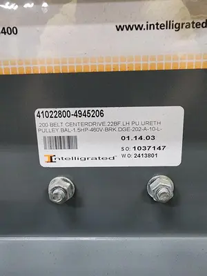 Used INTELLIGRATED SLIDER BED BELT CONVEYOR Belt Conveyors Wisconsin US | Packer City Sales #1297810