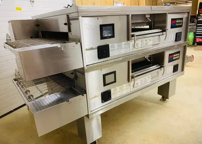 Middleby Marshall PS570G Double Stack Conveyor Pizza Ovens Tested / Working!