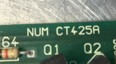 NUM CT407-03-27 + CT425A Control Board For Telemecanique MBVA1200Q23 Rev.5.1 3B