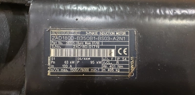 USED REXROTH 2AD180D-B350B1-BS03-A2N1