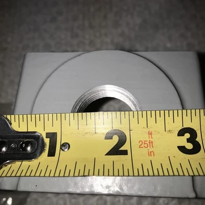 * NEW NO BOX MELTRIC METAL JUNCTION BOX 17.8 CU IN#
