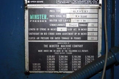 USED 1974 MINSTER 7