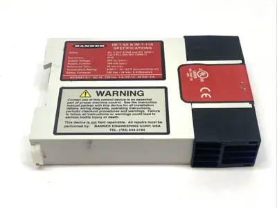 Used Banner Machine Safety Relay Interface Module IP20 24VDC Relays & Switches Michigan US | Maverick Industrial Sales #1397860