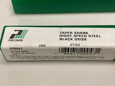 New | in-Stock PRECISION 020047 HSS/Cobalt Drills Ohio US | Surplus Asset Holdings #1235938