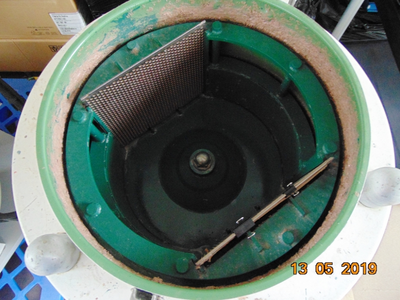 (2) Rousselet Robatel SA 40 VxK basket centrifuges, 316L SS.