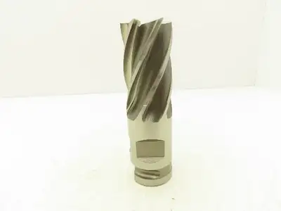 Putnam Tool PLA-333 6 Flute Coarse Rough Single End Mill HSS 2" Dia x 3" Flute
