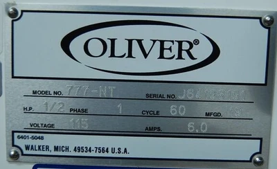 142-1048 Oliver 777-NT Bakery Variety 1/2" Bread Slicer