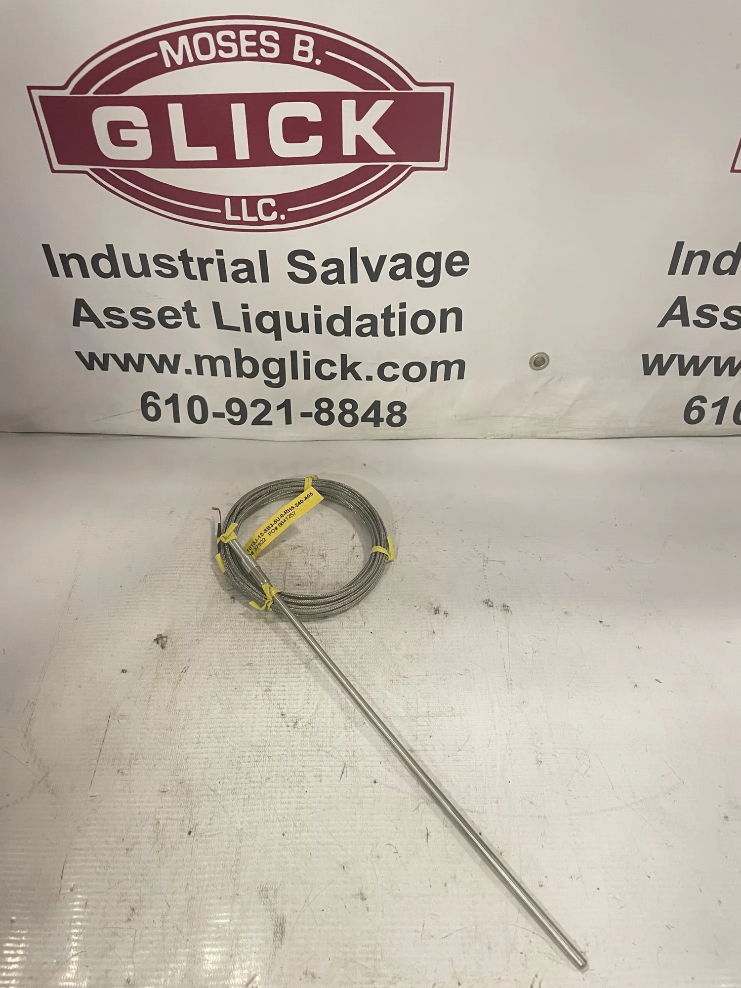 TTEC 1013J-12-SB3-5U-0-RH5-240-A05 Thermocouple RTD Probe 12” long x 1/4” Thick